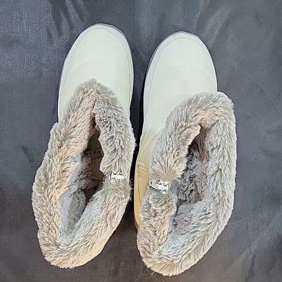 BRAND NEW EVERLAST FUZZY SLIP-ON WOMEN"S ANKLE BOOT - Picture 6 of 13